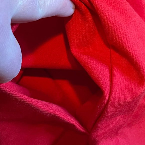 Vero Moda Woman’s Elastic Waist Red Classic Mini Skirt Size XL - Picture 4 of 6